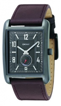 DKNY Men's Two-hand Leather Strap watch #NY1331 DKNY Men's Two-hand Leather Strap watch #NY1331