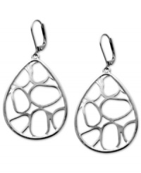 Fashion for the free-spirited. These drop earrings from T Tahari's Essentials collection styled in an oval silhouette with openwork detail. Nickel-free for sensitive skin. Crafted in imitation rhodium mixed metal. Approximate drop: 2 inches. Fashion for the free-spirited. These drop earrings from T Tahari's Essentials collection styled in an oval silhouette with openwork detail. Nickel-free for sensitive skin. Crafted in imitation rhodium mixed metal. Approximate drop: 2 inches.