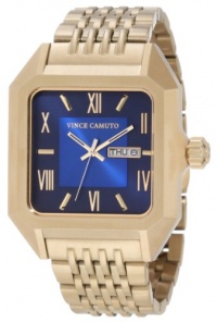 Vince Camuto Men's VC/1015BLGP The Aviator Gold-Tone Day Date Blue Dial Watch Vince Camuto Men's VC/1015BLGP The Aviator Gold-Tone Day Date Blue Dial Watch