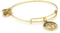 Alex and Ani Bangle Bar Turn Peace Up Russian-Gold Expandable Bracelet Alex and Ani Bangle Bar Turn Peace Up Russian-Gold Expandable Bracelet