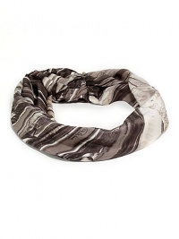 THE LOOKAllover tribal-inspired print with designer signatureHook-and-eye closureCan also be worn as a neck or wrist scarfTHE MEASUREMENTWidth, 7THE MATERIALSilkORIGINMade in Italy THE LOOKAllover tribal-inspired print with designer signatureHook-and-eye closureCan also be worn as a neck or wrist scarfTHE MEASUREMENTWidth, 7THE MATERIALSilkORIGINMade in Italy