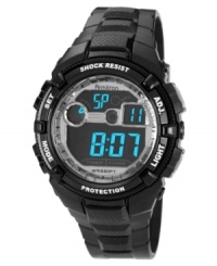 Blacked out cool that really ticks: a multi-functional digital watch from Armitron. Blacked out cool that really ticks: a multi-functional digital watch from Armitron.