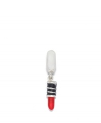 Show your love for feminine beauty with this dangling lipstick charm in sterling silver and enamel. Donatella is a playful collection of charm bracelets and necklaces that can be personalized to suit your style! Available exclusively at Macy's. Show your love for feminine beauty with this dangling lipstick charm in sterling silver and enamel. Donatella is a playful collection of charm bracelets and necklaces that can be personalized to suit your style! Available exclusively at Macy's.
