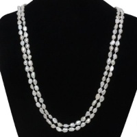 Genuine Freshwater Baroque Pearl Endless Necklace 60 Inch Genuine Freshwater Baroque Pearl Endless Necklace 60 Inch