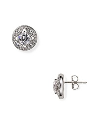 When the invitations arrive, put on the glamour with these linear drop earrings from Nadri, accented by dazzling crystals in a lace setting. When the invitations arrive, put on the glamour with these linear drop earrings from Nadri, accented by dazzling crystals in a lace setting.