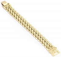 Anne Klein Lattice Gold-Tone Lattice Icon Bracelet Anne Klein Lattice Gold-Tone Lattice Icon Bracelet