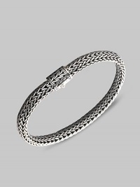 A signature design crafted of sterling silver and finished with an ornate clasp.Sterling silver Length, about 7½ long Made in Bali A signature design crafted of sterling silver and finished with an ornate clasp.Sterling silver Length, about 7½ long Made in Bali