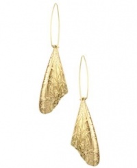 RACHEL Rachel Roy Earrings, Gold-Tone Dragonfly Wing Earrings RACHEL Rachel Roy Earrings, Gold-Tone Dragonfly Wing Earrings