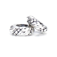 Set of 2 - Bella Fascini Dot Twist European Charm Bracelet Bead - Threaded Stopper Spacers - Solid Sterling Silver - A Perfect Fit for Pandora Chamilia Moress and All Compatible Brands Set of 2 - Bella Fascini Dot Twist European Charm Bracelet Bead - Threaded Stopper Spacers - Solid Sterling Silver - A Perfect Fit for Pandora Chamilia Moress and All Compatible Brands
