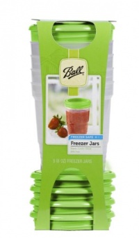 Ball Plastic 8-Ounce Freezer Jars, 5 Pack Ball Plastic 8-Ounce Freezer Jars, 5 Pack