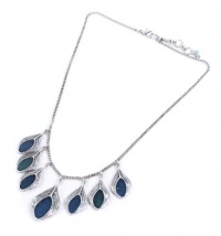 Lucky Brand Fashion Metal Peacock Feather Collar Necklace Lucky Brand Fashion Metal Peacock Feather Collar Necklace