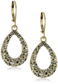 Kenneth Cole New York Gold Pave Oval Drop Earring Kenneth Cole New York Gold Pave Oval Drop Earring
