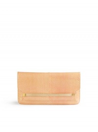THE LOOKRectangular shape of luxe pythonContrast lizard leather front strap with goldtone hardwareMagnetic flap closureOne inside open pocketInside logo detailTHE MEASUREMENT11½W X 6H X ¼DTHE MATERIALPythonLizard leatherSuede liningORIGINMade in USA THE LOOKRectangular shape of luxe pythonContrast lizard leather front strap with goldtone hardwareMagnetic flap closureOne inside open pocketInside logo detailTHE MEASUREMENT11½W X 6H X ¼DTHE MATERIALPythonLizard leatherSuede liningORIGINMade in USA
