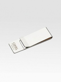 Classic money clip in polished sterling silver. About ¾W X 2¾H Made in Spain Classic money clip in polished sterling silver. About ¾W X 2¾H Made in Spain