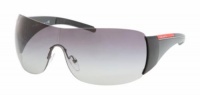 Prada Sport (Linea Rossa) PS02LS Sunglasses - 1BO/3M1 Demi Matte Black (Gray Gradient Lens) - 133mm Prada Sport (Linea Rossa) PS02LS Sunglasses - 1BO/3M1 Demi Matte Black (Gray Gradient Lens) - 133mm
