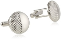 Geoffrey Beene Men's Polished Half Texture Cufflinks Geoffrey Beene Men's Polished Half Texture Cufflinks
