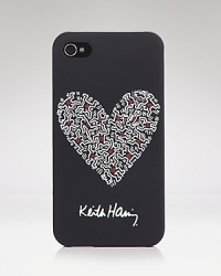 Iconic graphic artist Keith Haring's heart-motif dresses up this Case Scenario iPhone case, designed to show your gadget a little love. Iconic graphic artist Keith Haring's heart-motif dresses up this Case Scenario iPhone case, designed to show your gadget a little love.