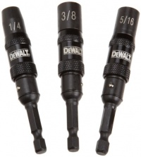 DEWALT DWPVTDRV3 3-Piece Impact-Ready Pivoting Nutsetters, 1/4-Inch, 3/8-Inch, 5/16-Inch DEWALT DWPVTDRV3 3-Piece Impact-Ready Pivoting Nutsetters, 1/4-Inch, 3/8-Inch, 5/16-Inch