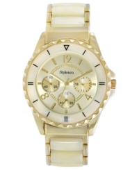 Lend a chic look to your everyday wear with this lightly-hued watch from Style&co. Lend a chic look to your everyday wear with this lightly-hued watch from Style&co.