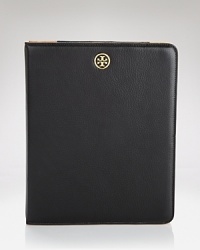 Poised and practical. Upgrade your gadget with this luxurious leather iPad case from Tory Burch. Poised and practical. Upgrade your gadget with this luxurious leather iPad case from Tory Burch.