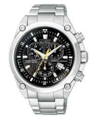 Take control of time with this multifunctional Citizen watch. Take control of time with this multifunctional Citizen watch.
