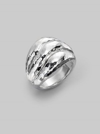 From the Glamazon Collection. Triple rows of undulating waves in hammered sterling silver.Sterling silver Width, about ¾ Imported Additional Information Women's Ring Size Guide From the Glamazon Collection. Triple rows of undulating waves in hammered sterling silver.Sterling silver Width, about ¾ Imported Additional Information Women's Ring Size Guide