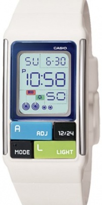 Casio Women's LDF50-7CF Pop Tone White Digital Watch Casio Women's LDF50-7CF Pop Tone White Digital Watch