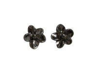 Marc by Marc Jacobs Flower Twist Studs Hematite Earrings Marc by Marc Jacobs Flower Twist Studs Hematite Earrings