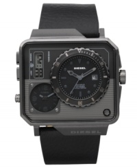 A multifunctional timepiece for the multifaceted gentleman on-the-move, by Diesel. A multifunctional timepiece for the multifaceted gentleman on-the-move, by Diesel.