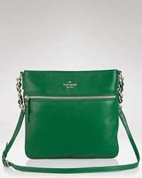 kate spade new york crafts the perfect day-to-night companion with this leather crossbody. Whether you're hitting the town or running errands, it's slim silhouette and easy access pockets are ideal on the go. kate spade new york crafts the perfect day-to-night companion with this leather crossbody. Whether you're hitting the town or running errands, it's slim silhouette and easy access pockets are ideal on the go.