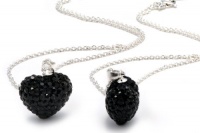 Authentic Black Diamond Color Heart Shape Pendant Crystals. Now At Our Lowest Price Ever but Only for a Limited Time!(chain Not Included) Authentic Black Diamond Color Heart Shape Pendant Crystals. Now At Our Lowest Price Ever but Only for a Limited Time!(chain Not Included)