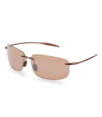 Maui Jim Sunglasses feature PolarizedPlus 2 technology, which wipes out glare and stokes the color with a patented multi-layer design. The lenses feature three rare earth elements, which maximize the transmission of the colors your eyes see naturally. The result is visual acuity, contrast and color that is unrivaled.
