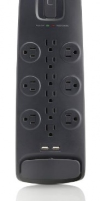 Belkin Advanced 3000 Joule 12 Outlet Surge Protector with 2 USB Charging Ports and 6ft Cord Belkin Advanced 3000 Joule 12 Outlet Surge Protector with 2 USB Charging Ports and 6ft Cord