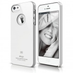 elago S5 Slim Fit Case for iPhone 5 + Logo Protection Film included - eco friendly Retail Packaging - White elago S5 Slim Fit Case for iPhone 5 + Logo Protection Film included - eco friendly Retail Packaging - White