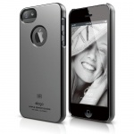 elago S5 Slim Fit Case for iPhone 5 + Logo Protection Film included - eco friendly Retail Packaging - Semigloss Metallic Dark Gray elago S5 Slim Fit Case for iPhone 5 + Logo Protection Film included - eco friendly Retail Packaging - Semigloss Metallic Dark Gray
