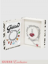 GUESS Charm Set, SILVER GUESS Charm Set, SILVER