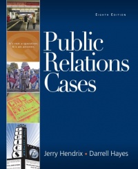 Public Relations Cases Public Relations Cases