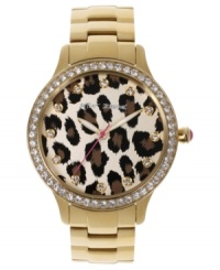 Fashion that moves fast: a leopard-printed watch from Betsey Johnson. Fashion that moves fast: a leopard-printed watch from Betsey Johnson.
