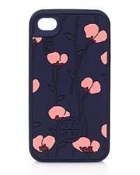 Forgo garden variety gadgetry in favor of this printed silicone iPhone case from Tory Burch. In a poppy floral, it's perfectly dialed in. Forgo garden variety gadgetry in favor of this printed silicone iPhone case from Tory Burch. In a poppy floral, it's perfectly dialed in.