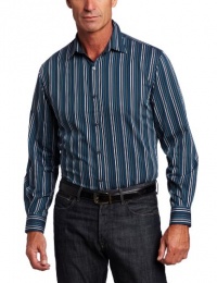 John Henry Men's Trend Tonal Stripe Shirt John Henry Men's Trend Tonal Stripe Shirt