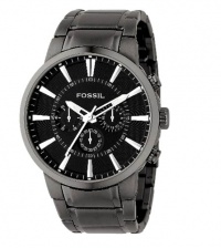 Fossil Men's FS4358 Black Stainless Steel Bracelet Black Analog Dial Chronograph Watch Fossil Men's FS4358 Black Stainless Steel Bracelet Black Analog Dial Chronograph Watch
