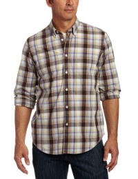 Saltaire Men's Long Sleeve Lucca Plaid Shirt Saltaire Men's Long Sleeve Lucca Plaid Shirt
