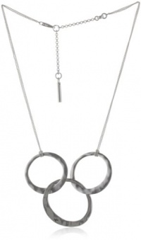 Kenneth Cole New York Silver-Tone 3-Circle Necklace Kenneth Cole New York Silver-Tone 3-Circle Necklace