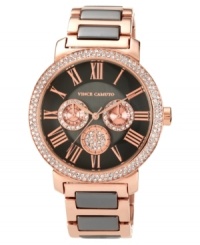 A harmonious blend of fashion and function creates this versatile Vince Camuto watch. A harmonious blend of fashion and function creates this versatile Vince Camuto watch.