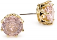 Juicy Couture Shoreline Shades Oversized Solitare Pink Stud Earrings Juicy Couture Shoreline Shades Oversized Solitare Pink Stud Earrings