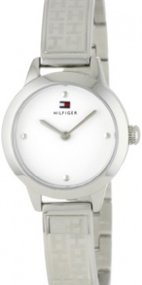 Tommy Hilfiger Women's 1781090 Classic Stainless Steel TH Embossed Bangle Watch Tommy Hilfiger Women's 1781090 Classic Stainless Steel TH Embossed Bangle Watch
