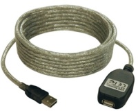 Tripp Lite U026-016 16ft 5M USB2.0 A/A Active Extension/Repeater Cable, 16 Feet Tripp Lite U026-016 16ft 5M USB2.0 A/A Active Extension/Repeater Cable, 16 Feet