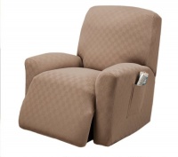 Stretch Sensations Newport Recliner Stretch Slipcover, Wheat Stretch Sensations Newport Recliner Stretch Slipcover, Wheat