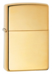 Zippo High Polish Brass Pocket Lighter Zippo High Polish Brass Pocket Lighter