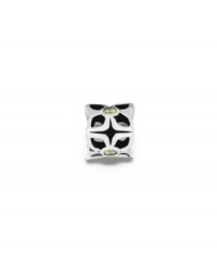 This sterling silver charm captures the natural beauty of a flower and completes it with yellow cubic zirconia accents. Donatella is a playful collection of charm bracelets and necklaces that can be personalized to suit your style! Available exclusively at Macy's. Retired bead; limited quantities available. This sterling silver charm captures the natural beauty of a flower and completes it with yellow cubic zirconia accents. Donatella is a playful collection of charm bracelets and necklaces that can be personalized to suit your style! Available exclusively at Macy's. Retired bead; limited quantities available.